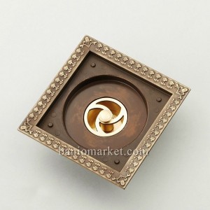 ΣΧΑΡΑ ΔΑΠΕΔΟΥ ΜΠΑΝΙΟΥ 12X12 ΝΤΟΥΣΙΕΡΑΣ ΟΡΕΙΧΑΛΚΙΝΗ ΜΕ ΣΥΛΛΕΚΤΗ BRONZE ΑΝΤΙΟΣΜΩΤΙΚΗ ΤΕΤΡΑΓΩΝΗ, ΜΠΡΟΥΤΖΙΝΟ ΣΚΑΛΙΣΤΟ ΣΧΑΡΑΚΙ Β.Τ.